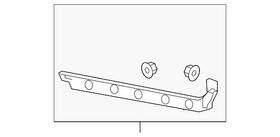 23270573 Gm Genuine Rear Driver Side Bumper Fascia Guide