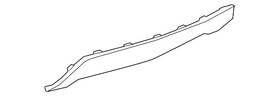 23472594 Gm Genuine Rear Bumper Fascia Lower Skid Plate