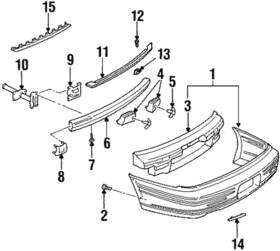25648250 Gm Genuine Bumper Cover
