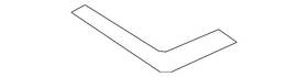 25882463 Gm Genuine Front Driver Side Bumper Fascia Brace