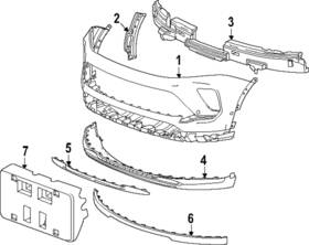 26478190 Gm Genuine Bumper Cover