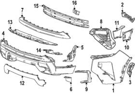 26590834 Gm Genuine Fascia Pkg