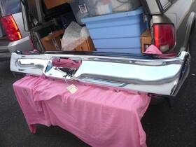 3975333 Gm Nos 1971 1972 Chevy Impala Kingwood Caprice Townsman Wagon Rear Bumper