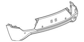 42820544 Gm Genuine Bumper Cover
