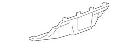 84282007 Gm Genuine Black Rear Bumper Fascia Trailer Hitch Access Hole Cover