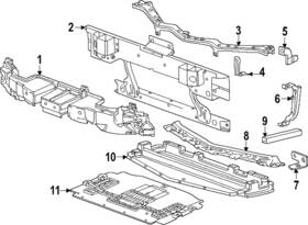 84361558 Gm Genuine Lower Brace