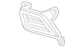 Gm 84603334 Genuine Front Driver Side Fog Lamp Opening Insert