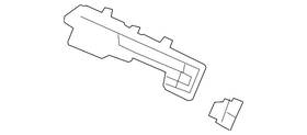 84650636 Gm Genuine Passenger Side Front Bumper Fascia Guide