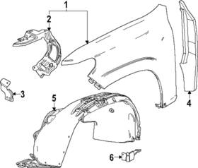 84766378 Gm Genuine Support Bracket