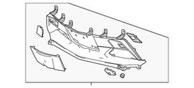 84955022 Gm Genuine Carbon Flash Front Bumper Lower Fascia