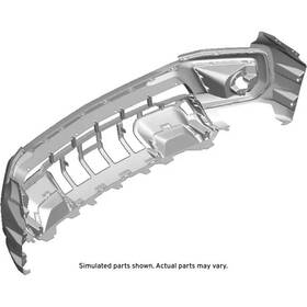 84992261 Gm Genuine Black Front Bumper Lower Fascia W/o Tow Hooks