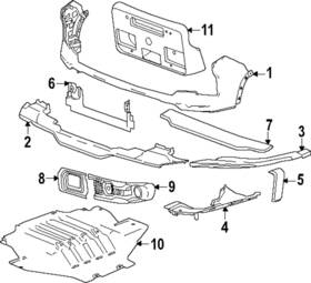 85049660 Gm Genuine Lower Trim
