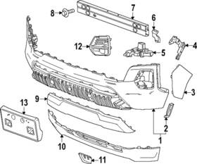 85617689 Gm Genuine Fascia