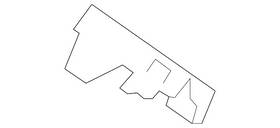 95091642 Gm Genuine Passenger Side Front Bumper Fascia Guide