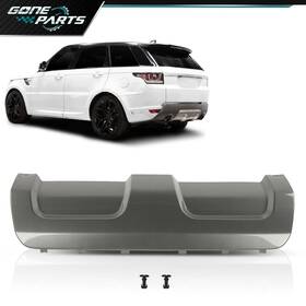 Goneparts1120 Goneparts 6 Fit For 14-17 Land Rover Range Sport Rear Bumper Skid Plate Cover Gray