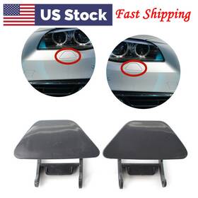 51117246869 Goodcde 2 Pcs Bumper Headlight Headlamp Washer Cap Cover For Bmw 535i F10 F18 2011-2013