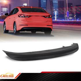 E-02bub3126abk Grandorange Rear Lower Bumper Valance Fit For 2017-2018 Hyundai Elantra Usa Built Hy1195118
