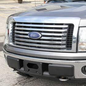 E-02rsb1201abk Grandorange 2x Front Bumper Guards Pads Caps Inserts Lh And Rh Side Fit For 09-14 Ford F150