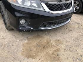 04711t3la90zz Honda 2013-2015 Accord Coupe Front Bumper Assembly Black With Fog Lamps 883534