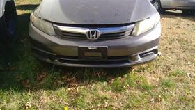 105-59108b Honda Front Bumper Sedan Center And Side Openings Ex Fits 12 Civic 225776