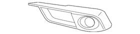 Honda 71103-tba-a20 Genuine Bumper Cover Spacer Panel