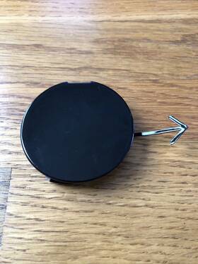 71104-tk6-a00 Honda 71104tk6a00ze 2011-2013 Fit Oem Front Bumper Tow Hook Eye Cover Cap Black