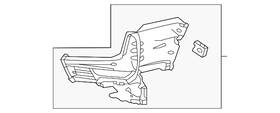 71107-t6z-a00 Honda Genuine Bumper Cover Spacer Panel