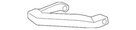 71143-s9v-a00 Honda Genuine Bumper Cover Support Rail