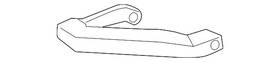 71143-s9v-a10 Honda Genuine Bumper Cover Support Rail