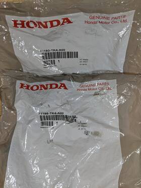 71198-tk4-a00 Honda Genuine Oem Left Right Front Bumper Retainer Bracket Acura Tl 2009-2014