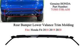 71505-t5r-a50 Honda 2018-2020 Fit Rear Bumper Lower Valance Trim Molding Black