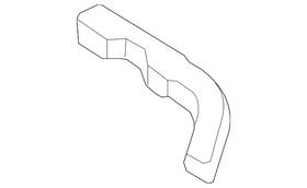 71555-sdn-a00 Honda Genuine 2003-2005 Accord - Bracket L Rear Bumper Side