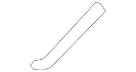 71593-saa-013 Honda Genuine Bumper Cover Spacer