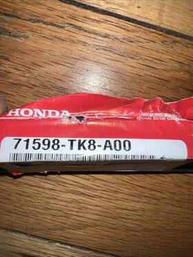 71598-tk8-a00 Honda Oem 2011-2017 Odyssey Driver Rear Bumper Cover Bracket Mount