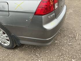 7517220 Honda Rear Bumper Cover Sedan Fits 04-05 Civic 804392