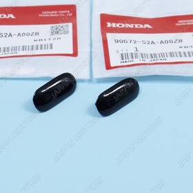 90672s2aa00zb Honda Genuine S2000 00-09 License Plate Caps Bumper Plugs Berlina Black Set Of 2