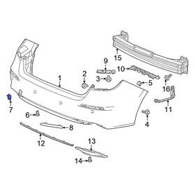 71506t39305zc Honda Oe Rear Tow Eye Cap