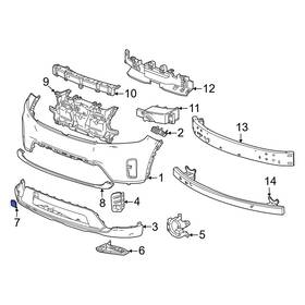 85107990 Honda Oe Front Tow Eye Cap