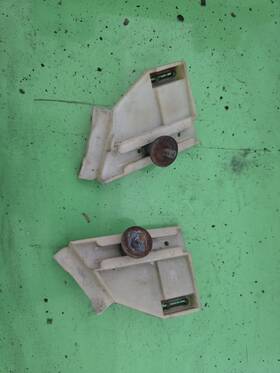 71191-sf1-013 Honda Oem 90-91 Prelude Slide Front Bumper Corner Slider Brackets Retainer Support