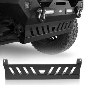 Hooke Road 725576625265 Black Steel Front Skid Plate Guard Protection For Jeep Wrangler Jk 2007-2018