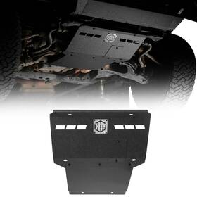 Hooke Road Qt.10056 Black Steel Front Engine Skid Plate Guard Fit Toyota Tundra 2007-2021