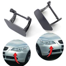 Hukyu 612046527030 2 X New Fit For Bmw E60 5 Series 2004-2010 Bumper Headlight Washer Cap Cover