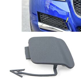 T2h3969lml Hukyu 1 Pcs Plastic Car Front Bumper Tow Eye Cover For Jaguar Xf 2016-2020