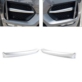 T4a6233 Hukyu 2x Front Bumper Grille Blade Molding Strip Trim For Jaguar F-pace R Sport 16-20