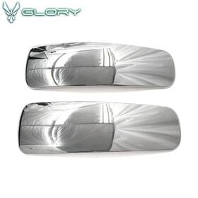 Hyper Glory 198073571548 Fits 06-11 Chevy Hhr Front Bumper Corner Pad Guard Cover Trim Chrome Abs 2pcs