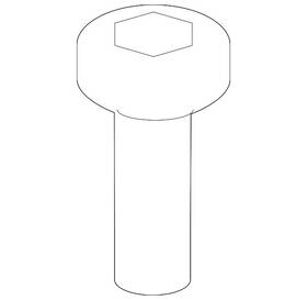 12492-05167-b Hyundai Genuine Fuel Tank Access Cover Screw