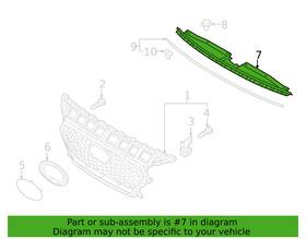 86362-g3000 Hyundai Genuine Radiator Grille Upper Cover For 2018-2020 Elantra Gt
