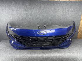 86511-ab000bij Hyundai Elantra 21-23 Front Bumper Panel Cover Grill Blue Fwd 2.0l Oem