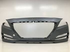 86511-b1000 Hyundai Front Bumper Cover Genesis Sedan Without Sensors Lamp Washers 15 16 Oem