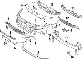 86563-aacd0 Hyundai Genuine Bumper Cover Spacer Panel